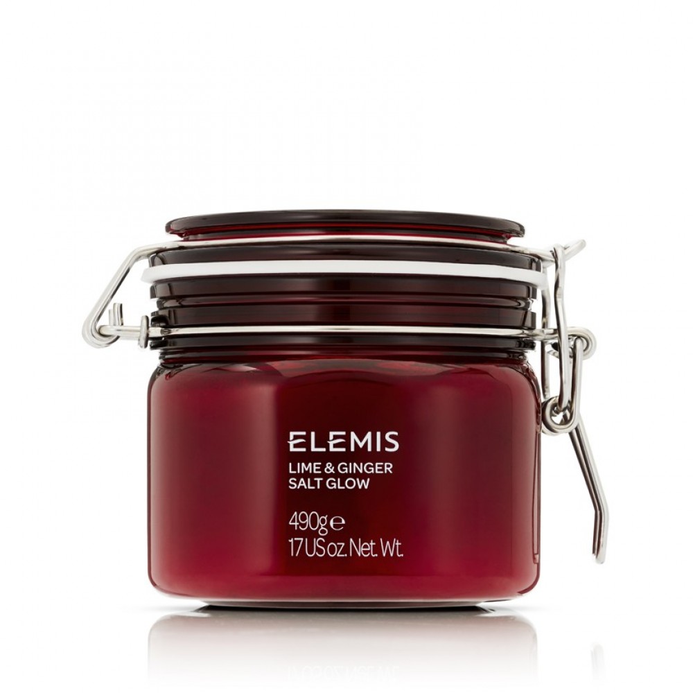 Сольовий скраб для тіла з легким пряним ароматом Лайм-Імбир ELEMIS Lime and Ginger Salt Glow